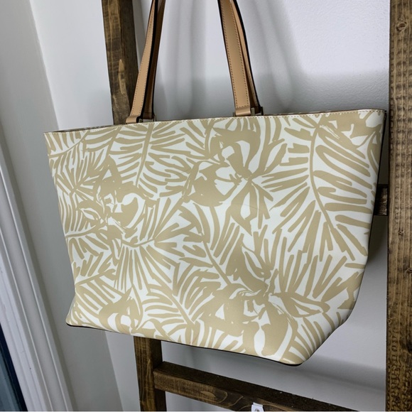 Kate Spade Palm Printed Tote Bag - Picture 8 of 16